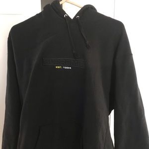 Supreme SS18 Embossed Logo Hoodie Sz XL